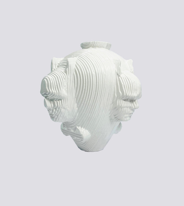 Pandora Vase Bianco Lucido still life