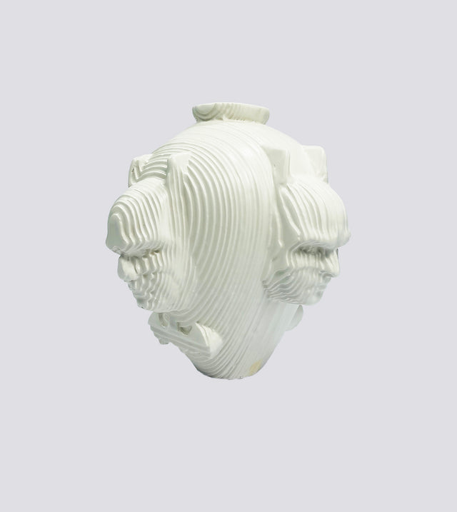 Pandora Vase Bianco Opaco still life
